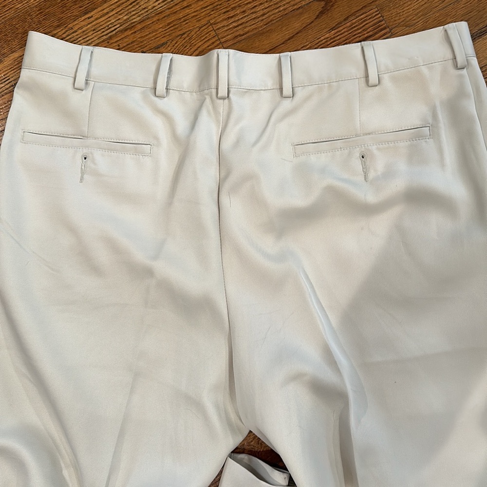 Mens Joseph A Bank polyester beige dress pant 38x29 - Picture 4 of 4
